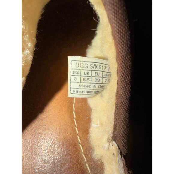 UGG Australia Kohala Sheepskin Slip On Brown Suede Mules Comfort Clogs Women's 8 - Picture 5 of 6